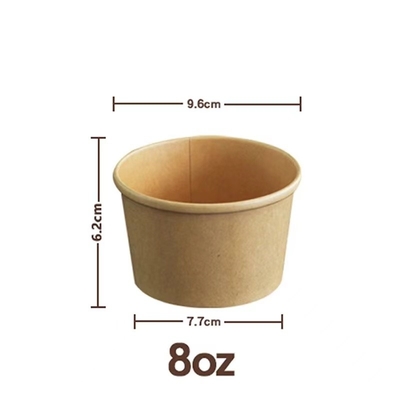 Mua Chống nhiệt 8oz Kraft Soup Container giấy để đi bát tùy chỉnh online manufacture