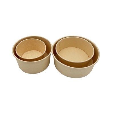 acheter Étanches à la chaleur 500 ml bols et couvercles en papier kraft jetables légers online manufacture