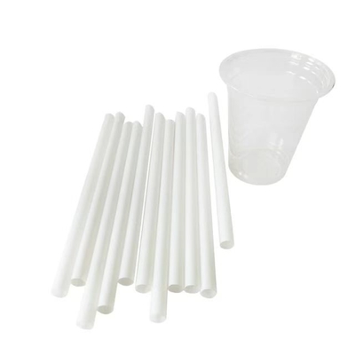 Buy Environmental Friendly CPLA Biodegradable Straws 6*190mm REACH Certified online manufacture