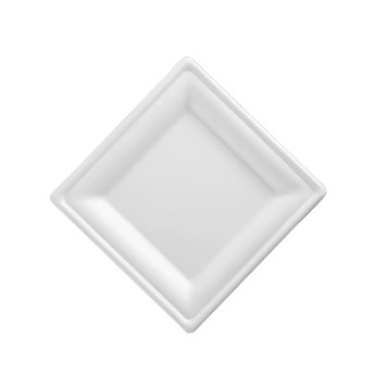 Buy 8 Inch Bagasse Square Plates Large Disposable Dinner Plates Water Resistant online manufacture