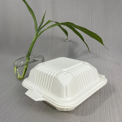 Beli Biodegradable wadah makanan sekali pakai mengambil tepung jagung kerang makanan kotak makan siang online manufacture