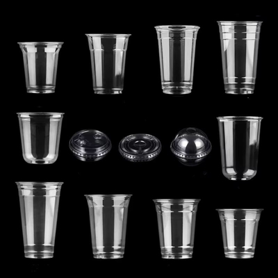Buy 24oz φ90mm Compostable Clear Cups PLA Coffee Cups Environmental Protection online manufacture