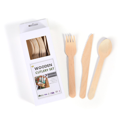 Buy Custom Size Compostable Wooden Cutlery Disposable Wood  140mm Knife online manufacture