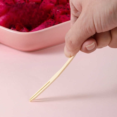 Buy Sleek Wooden Disposable Utensils Individual Package Disposable Wood Forks online manufacture
