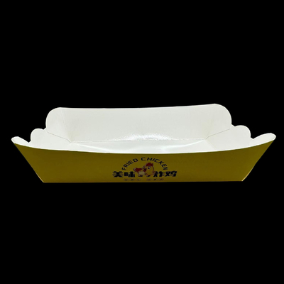 خرید سینی قایق کاغذی سینی غذا کاغذی جعبه شکل قایق online manufacture