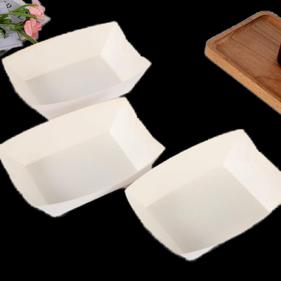 購入 食品包装のための環境に優しい紙ボートボックス サイズと色をカスタマイズ online manufacture