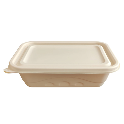 Buy 650ML corn starch tableware biodegradable take out containers For Fast Food Shops online manufacture