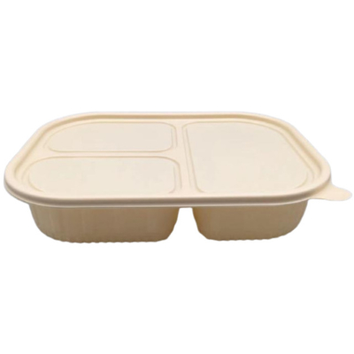 Buy Restaurant Clamshell Food Container Biodegradable Bento Box Heat Resistance online manufacture
