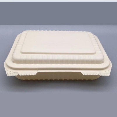 Buy Flip Top  Cornstarch Food Packaging Biodegradable Lunch Containers 850ML online manufacture