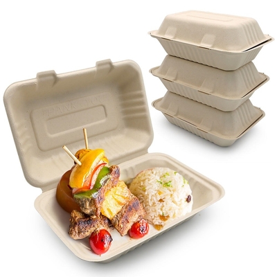 kopen 9 inch Microwave Safe Pulp Food Container Papier Pulp Containers online manufacture