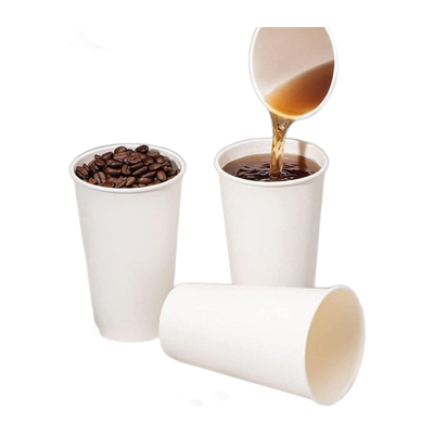 comprare 8oz Biodegradabile Coppa di carta mono strato e coperchio per le imprese eco-consapevoli online manufacture