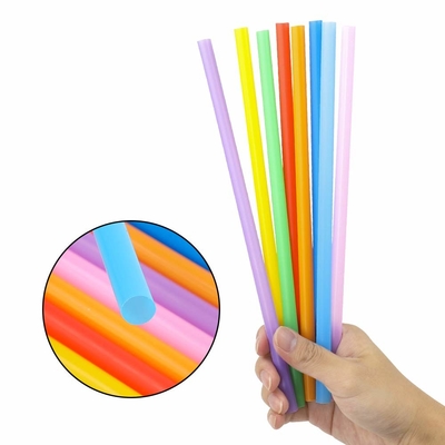 kopen Biologisch afbreekbare gekleurde pla bestelling 120 grote smoothie straws 10,3 inch extra lange straw wegwerp milkshake straw online manufacture