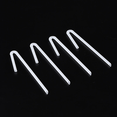 kopen Witte 100% composteerbare PLA-drinkstraw, gebogen stro, U-vormig stro voor melk online manufacture