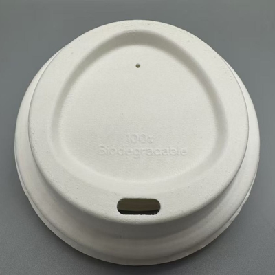 Mua 100% Biodegradable Cup Lớp vỏ giấy mía đường Bagasse bột hoặc giấy Bambu bột Cup với nắp online manufacture