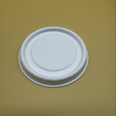 Buy Disposable 100% Compostable Paper pulp Cup Lid 5oz Cover Disposable Lids With Cups online manufacture