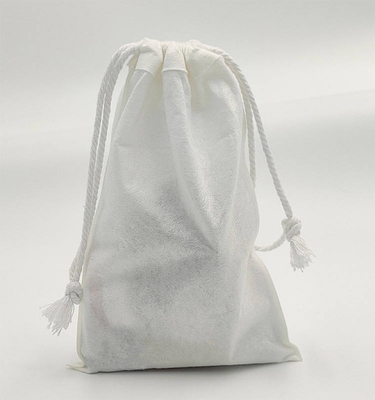 Beli Custom Logo Printing Pattern Soft Solid Color Natural Environmental Protection Bag Serat Bambu Tas Non-Woven online manufacture