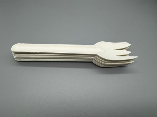 Buy Disposable Paper Fork For Food Sugarcane Pulp Eco-Friendly 100% Biodegradable Cutlery Set online manufacture