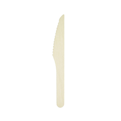 Buy Eco Friendly Restaurant Biodegradable Custom Logo Printed Disposable Cutlery Wood Knife Fork Spoon With Bag online manufacture