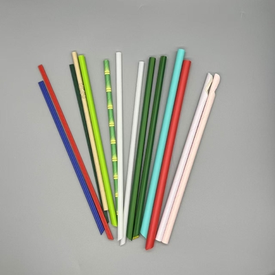 Mua Mở xuyên suốt dùng một lần Boba PLA nhựa ống hút Custom in ấn và chiều dài online manufacture