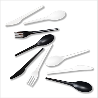 Buy Eco-Friendly PLA Tableware Disposable Customized Logo CPLA Biodegradable Cutlery Set online manufacture