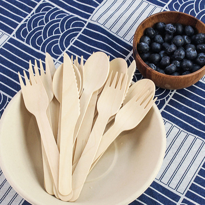 Buy Eco Disposable Wooden Cutlery Set Disposable Spoons Wooden Spoons And Forks online manufacture