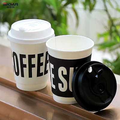 شراء شعار مخصص مطبوع على جدار مزدوج أكواب ورق قابلة للتحلل online manufacture