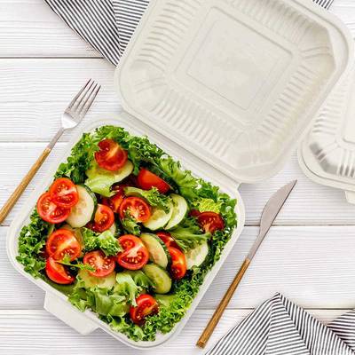 kaufen Maisstärke Bento-Abteilung Umweltschonende Verpackung Einweg-Bioabbaubox Lebensmittelbehälter online manufacture