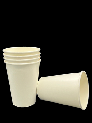 4oz 8oz 12oz Single Wall Paper Cup Custom Logo Disposable Hot Beverage Cups