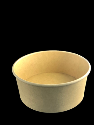 8 12 16 22oz  Custom Logo Kraft Paper Bowl Paper Takeaway Food Containers With Lids