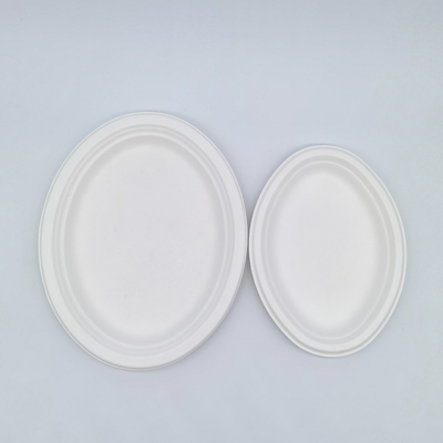 Environmental Protection Sturdy Biodegradable Bagasse Plates Bagasse Pulp Products