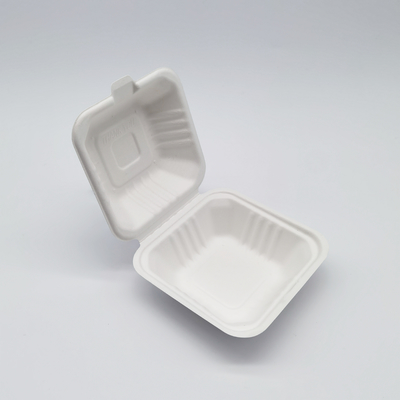 6インチハンバーガー紙箱 紙 食品容器 152 * 152 * 76mm