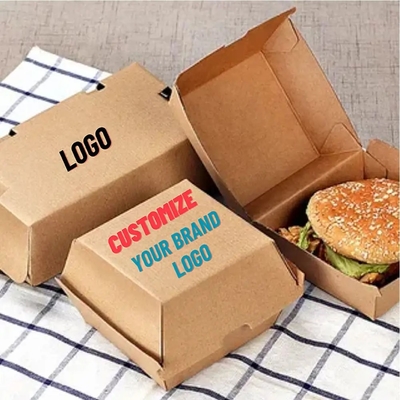 Custom gedruckte Klappkarton Hamburgerbox Ölfest