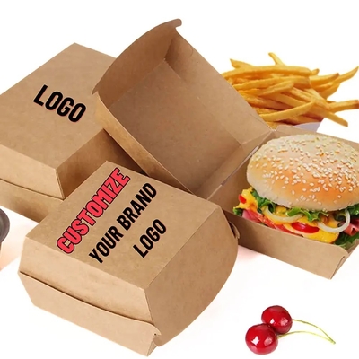 OEM ODM Einwegpapier-Lebensmittelbox Frittiertes Huhn Verpackungskisten Ölfrei