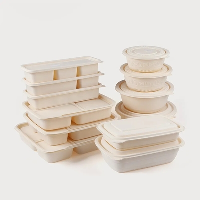 650 ml starke Maisstärke Mitnahmebehälter Einweg-Lunchbox