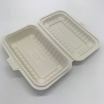 Maissstärke-Lunchbox mit Deckel, Verpackungskiste zum Mitnehmen, Einweg-Fastfoodbox, Großhandel