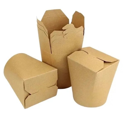 Takeaway noodles soup round noodle box accept cowhide blank noodle boxes pasta box