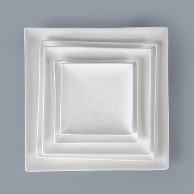 Placa de pasta de alimentos quadrada ecológica com tampa OEM ODM disponível