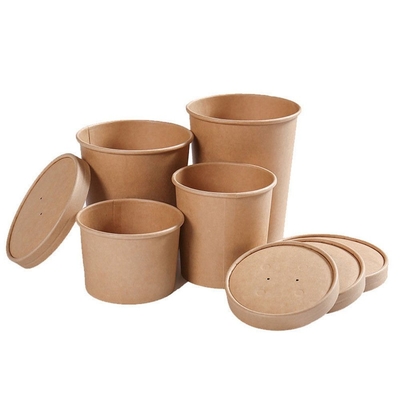 32 Oz Disposable Soup Bowls With Lids Waterproof ISO9001 Certified