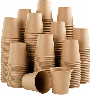 8oz Compostable Coffee Cups Paper To Go Cups Dia 80mm PE Coating