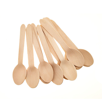 Sustainable Eco Friendly Biodegradable Wooden Spoons For Ice Cream