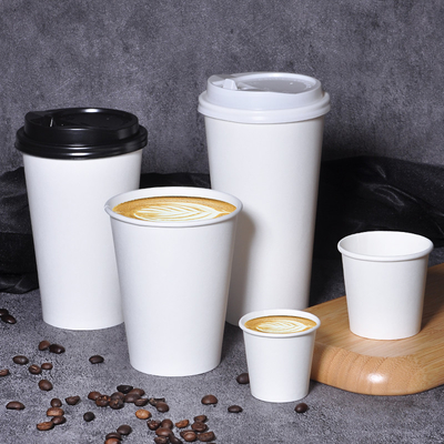Single Use Paper Tableware Environmentally Friendly Paper Cups Customizable