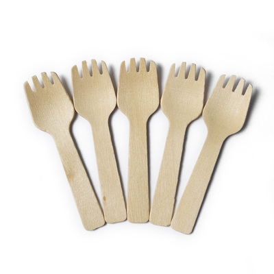 95mm 105mm 140mm natürliche Einweg-Bamboo-Gabeln für Eis