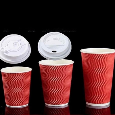 Food-Safe Corrugated Paper Cup and Lid for Safe and Hygienic Consumption