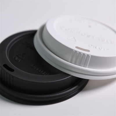 パーソナライゼーション CPLA プラスチック ストローレス 蓋 フ73mm コンポスタブル 耐久性