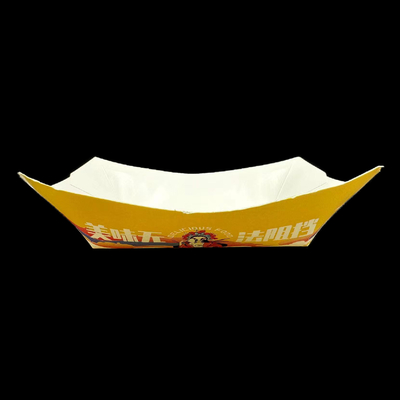 Papiergeschirr für Lebensmittelverpackungen Veranstaltungen für die Gastronomie und tragbares Servieren Einweg-Kraftpapier-Bootbox
