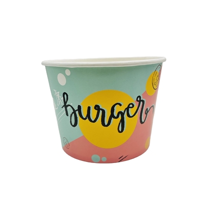 Einwand Papier Popcorn Eimer Marke 32oz 46oz 64oz