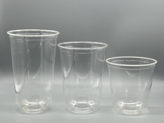 Disposable 20oz PLA Clear Cup With Lid Customized Logo Acceptable