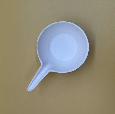 Biodegradable Bagasse Pulp Paper Sugarcane Sauce Container Deep Pot Saucer Condiment Soy Dipping Bowls With Handle