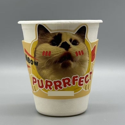 Hot Selling Paper Cupsleeve Eco-Friendly Paper Coffee Cup Sleeve With Custom Print Logo Special-shaped