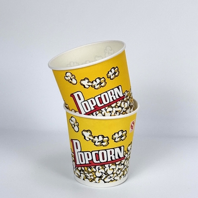 Besonders gedruckte Filme, Gelbe Gourmet-Karton-Popcorn-Eimer
